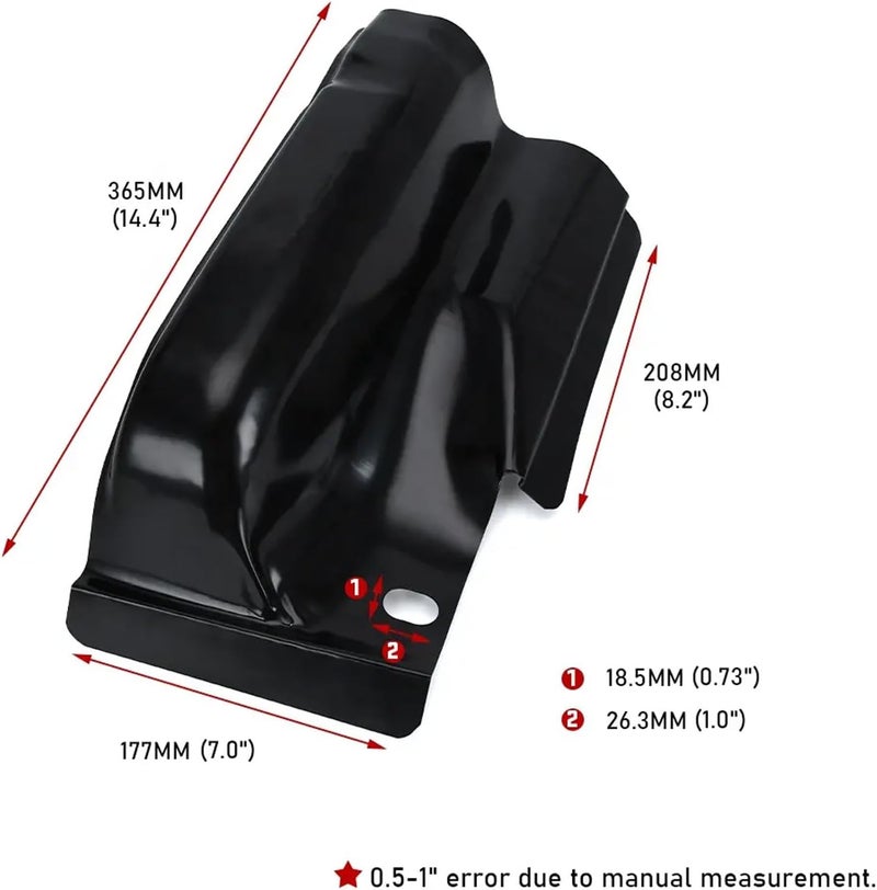 Wocch F150 Cab Corners Pickup Truck Corner Rust Repair Steel Panel Cover for Ford F150 Crew Cab 4 Door 2009 2010 2011 2012 2013 2014 - Image 5